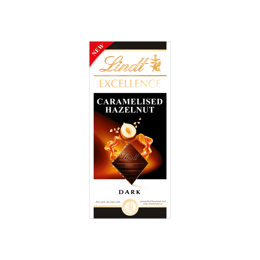 Lindt Exellence Caramelized Hazelnut 100 g