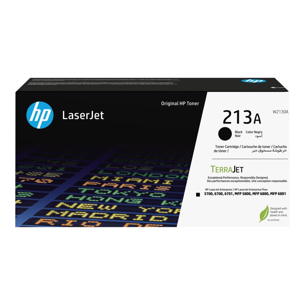 Hewlett-Packard HP 213A - svart - original - LaserJet - tonerkassett (W2130A)