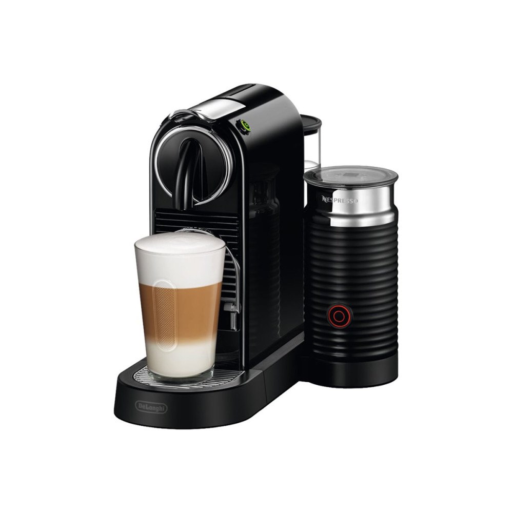 Delonghi De'Longhi Nespresso CitiZ EN 267.BAE - kaffemaskin med mjölkskummare - 19 bar - svart