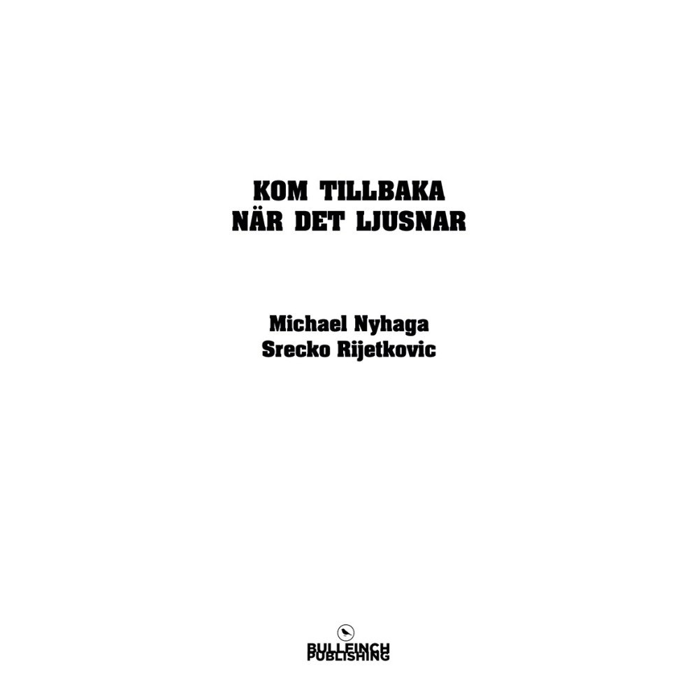 Michael Nyhaga Kom tillbaka när det ljusnar (häftad)