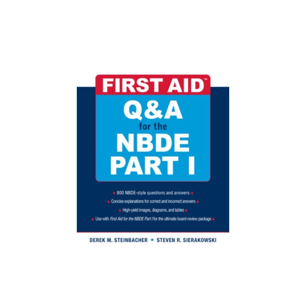 McGraw-Hill Education - Europe First Aid Q&A for the NBDE Part I (häftad, eng)