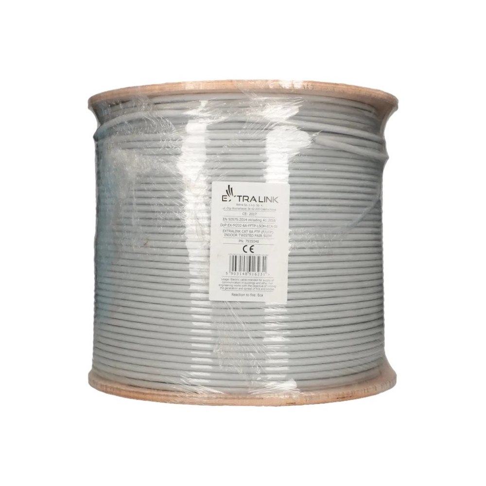 EXTRALINK Extralink V2 - bulkkabel - 500 m - grå