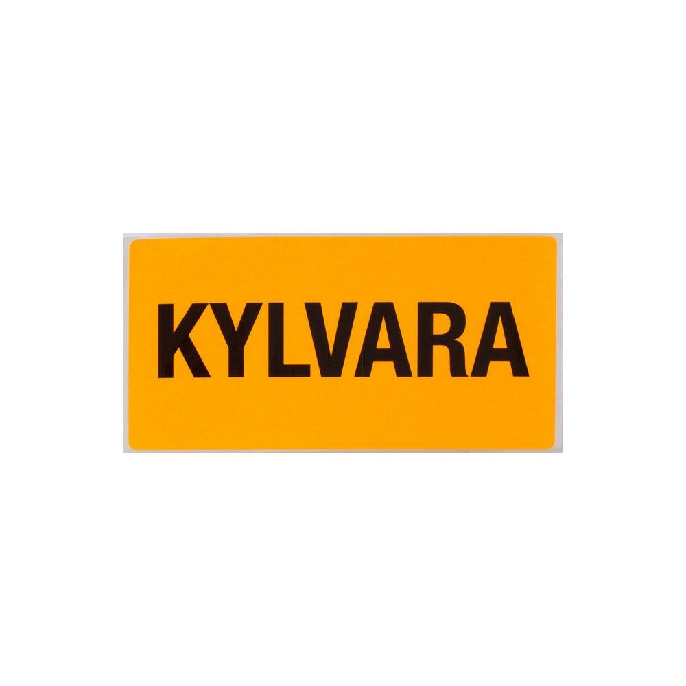 No Brand Varningsetikett Kylvara 500/rl