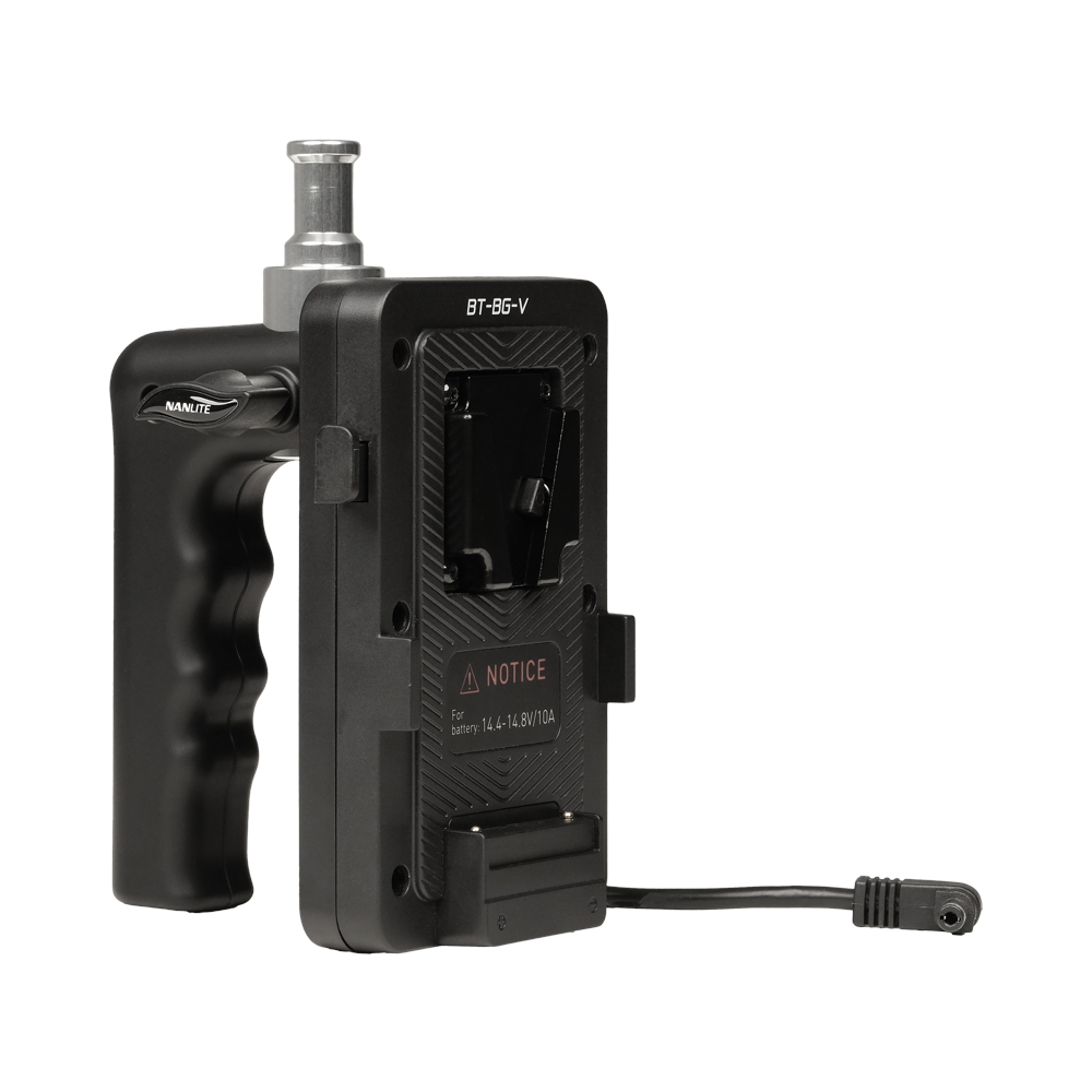 NANLITE Nanlite V-mount Battery Grip with DC Connector