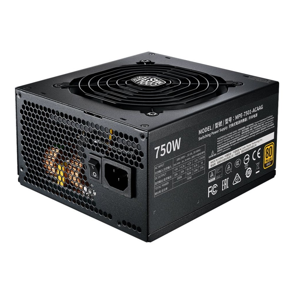 Cooler Master Cooler Master MWE Gold V2 750 - nätaggregat - 750 Watt
