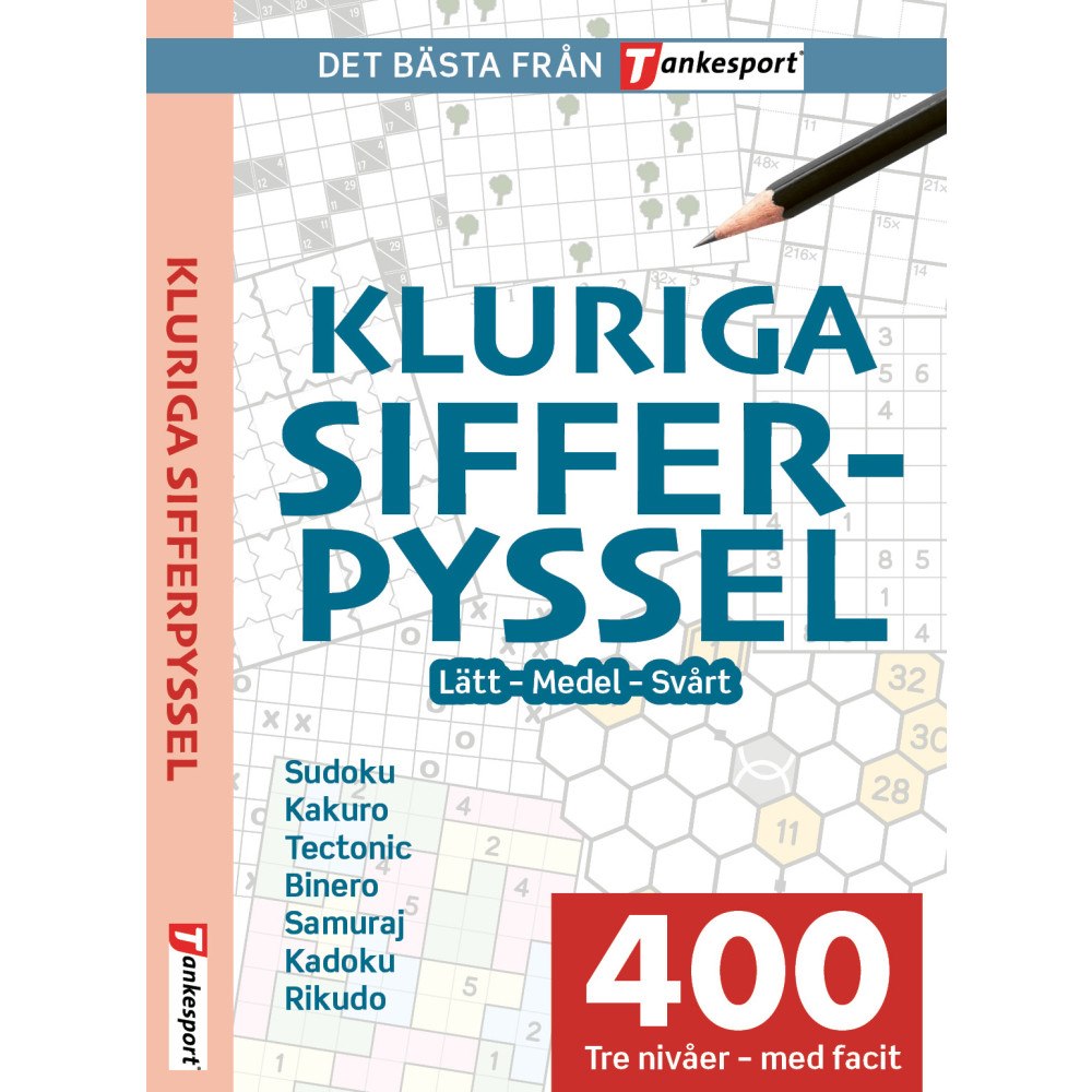 Stevali Kluriga sifferpyssel. Lätt, medel, svårt (häftad)