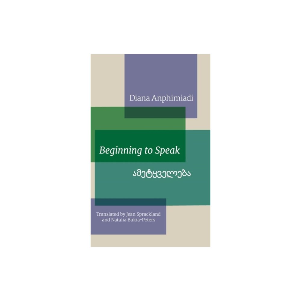 The Poetry Translation Centre Beginning to Speak (häftad, eng)