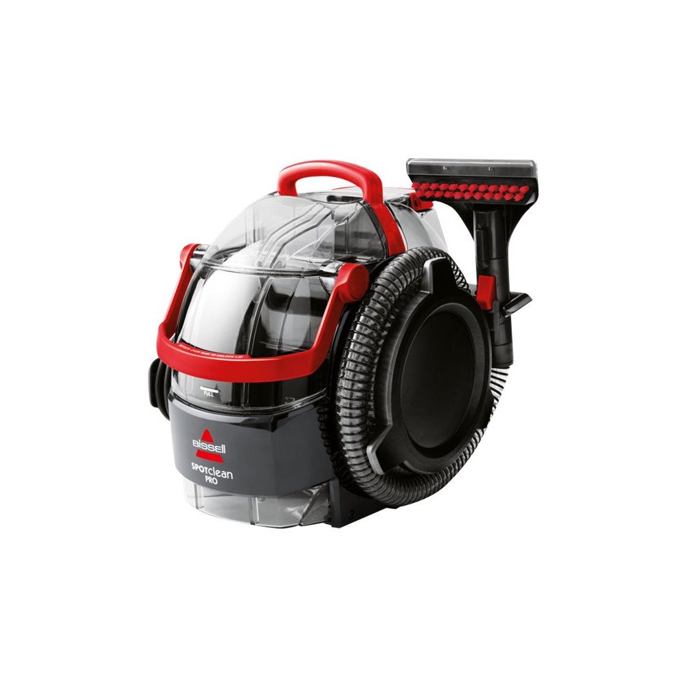 BISSELL BISSELL SpotClean Pro 1558N - mattvätt - med behållare - röd/svart
