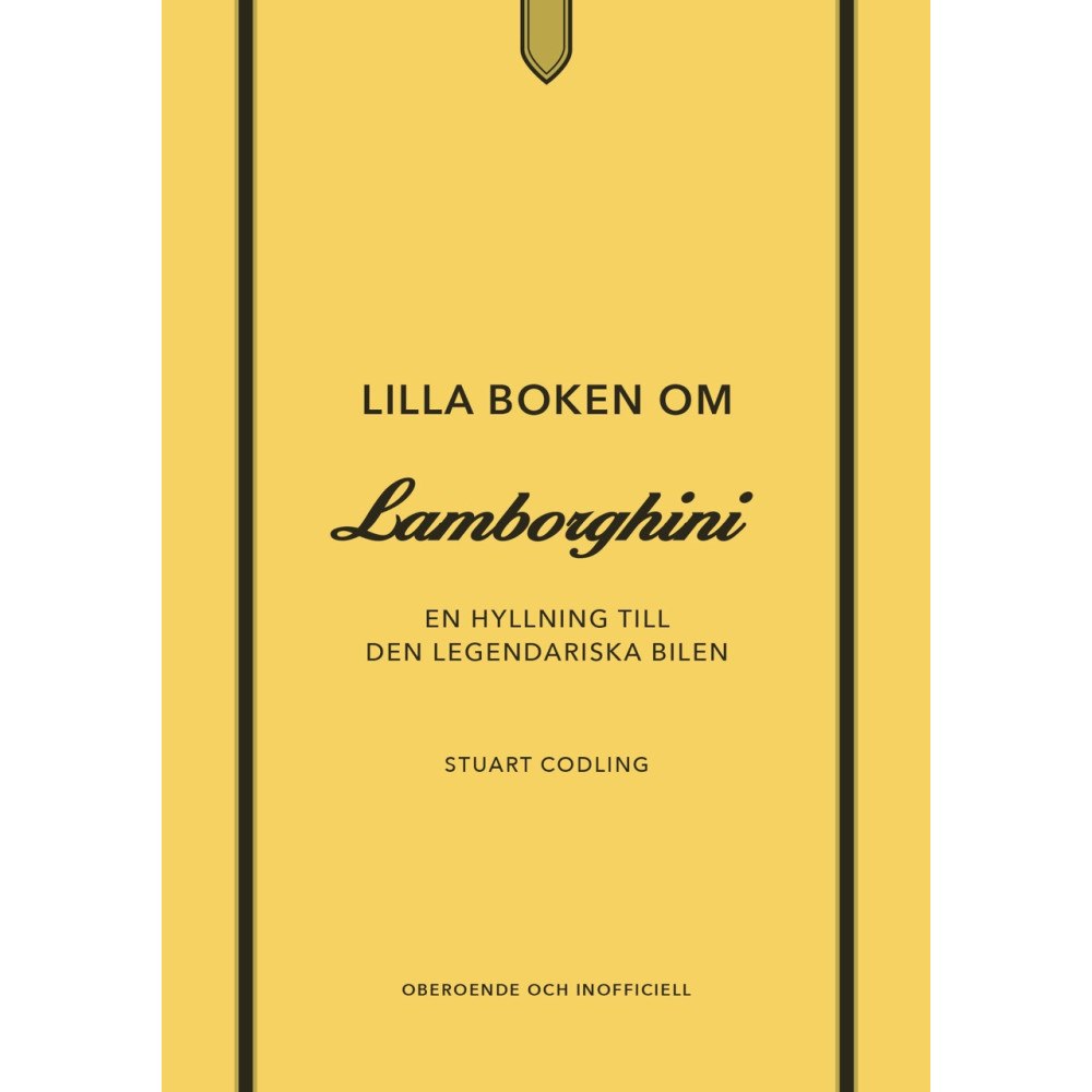 Stuart Codling Lilla boken om Lamborghini : En hyllning till den legendariska bilen (inbunden)