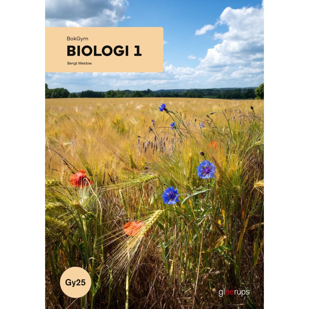 Bengt Weidow BokGym Biologi 1, bok, Gy25 (bok, spiral)