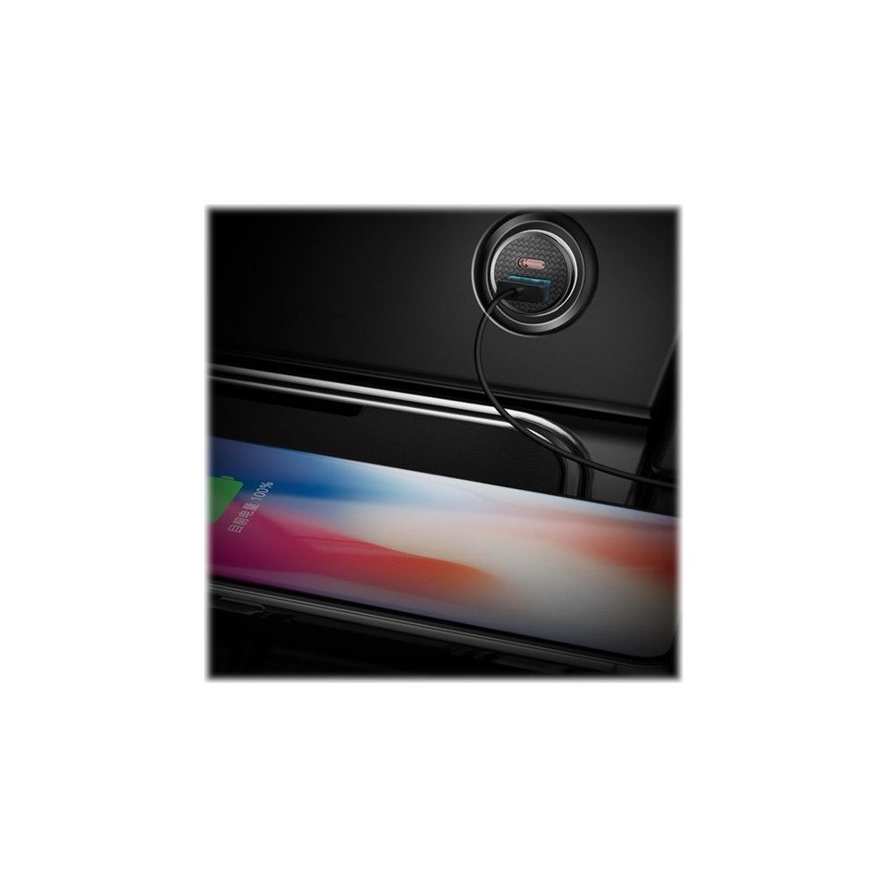 Baseus Baseus strömadapter för bil - USB, 24 pin USB-C - 30 Watt