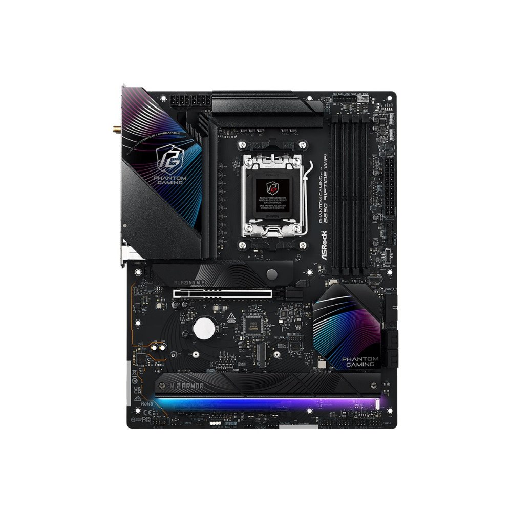 ASRock ASRock Phantom Gaming B850 Riptide WiFi - moderkort - ATX - Socket AM5 - AMD B850