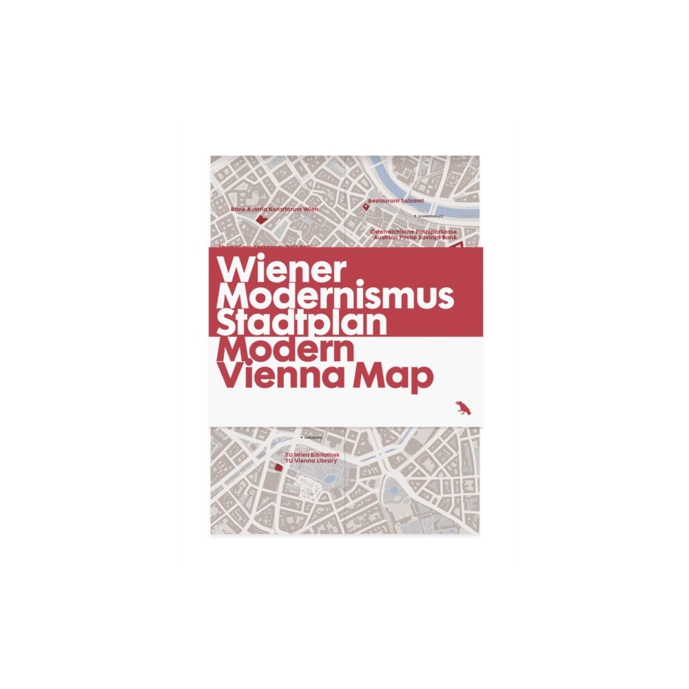 Blue Crow Media Modern Vienna Map