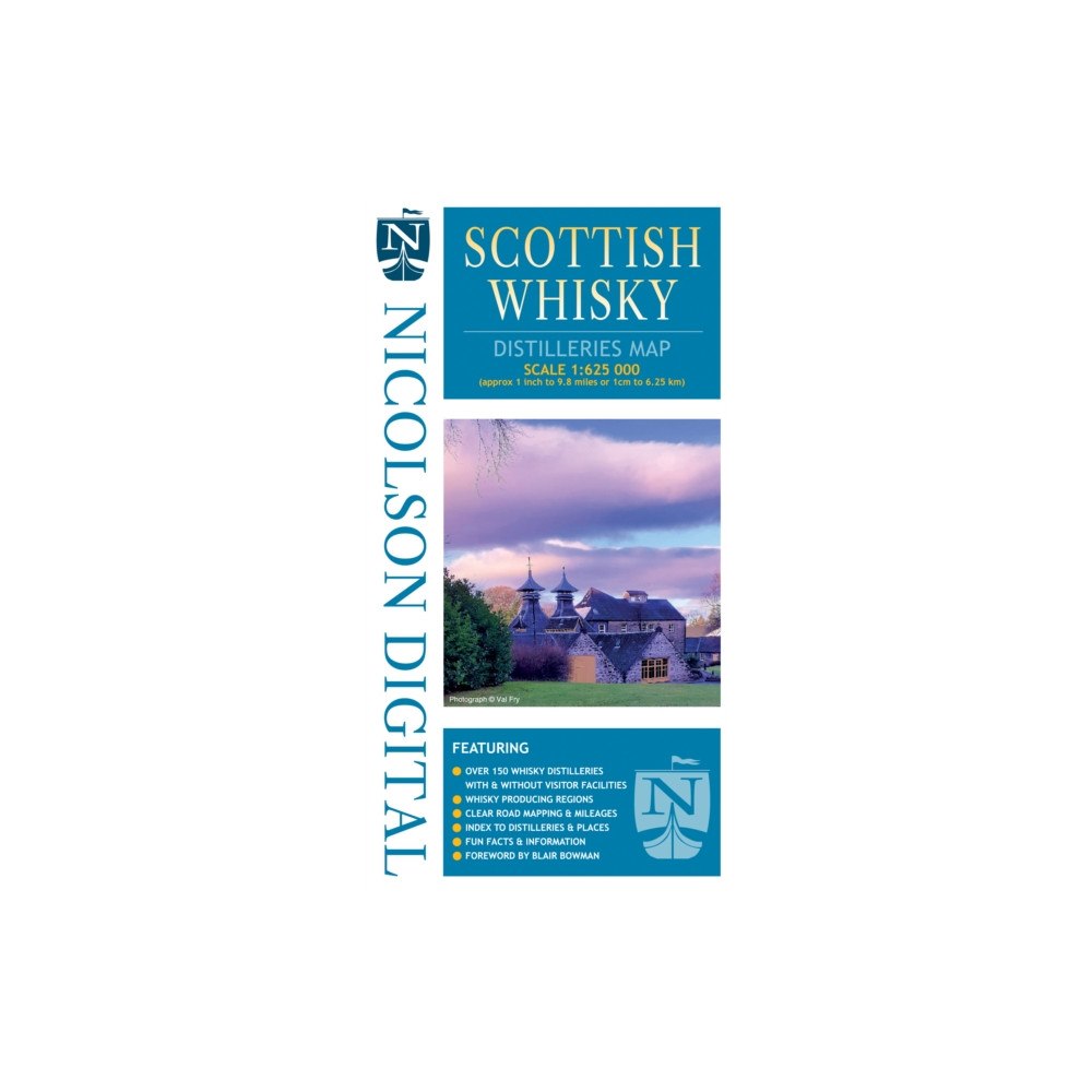 Nicolson Digital Ltd Nicolson Digital Scottish Whisky Distilleries Map