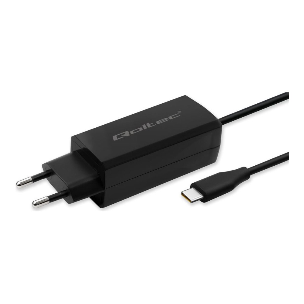 Qoltec Qoltec - strömadapter - GaN, 5-20V, USB-C 3.1, bärbar dator, smartphone, surfplatta - 65 Watt