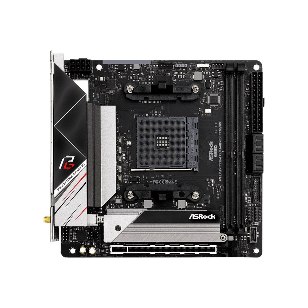ASRock ASRock B550 Phantom Gaming-ITX/ax - moderkort - mini ITX - Socket AM4 - AMD B550