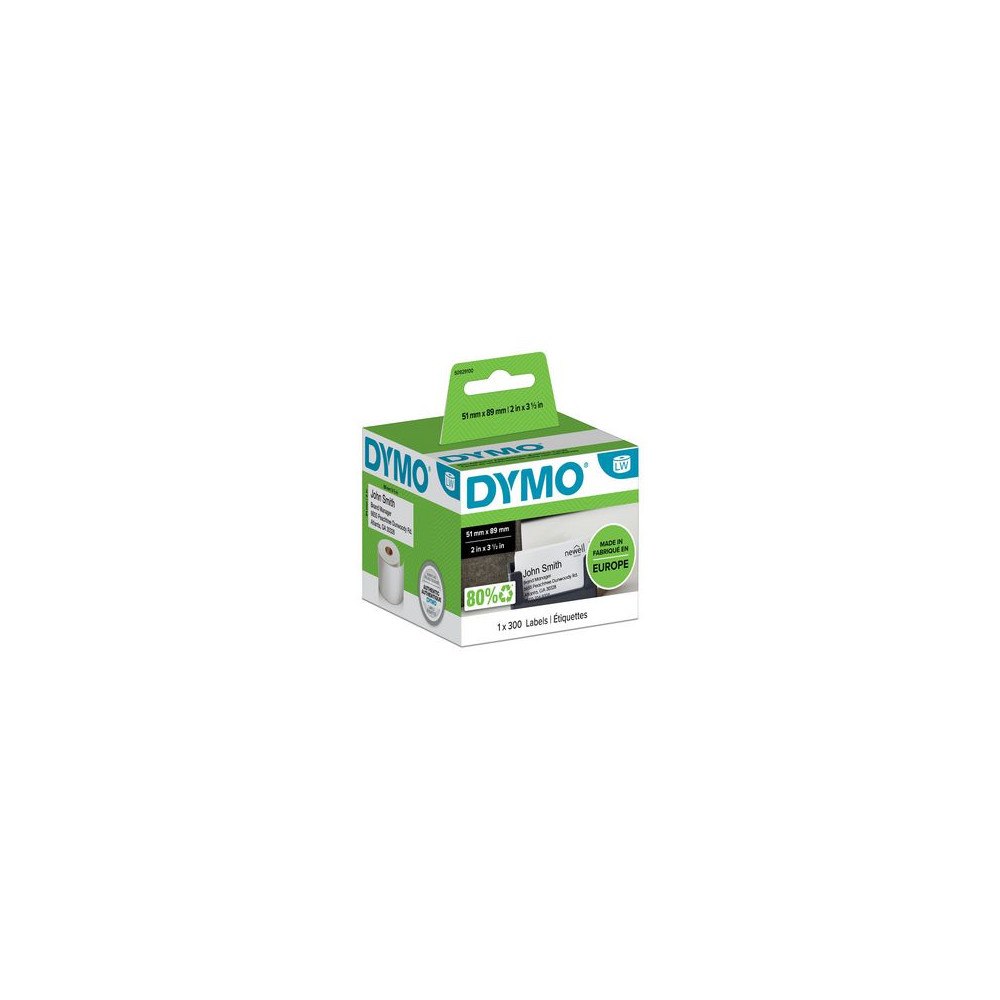 DYMO Etikett DYMO LW limfri 51x89mm 300/fp