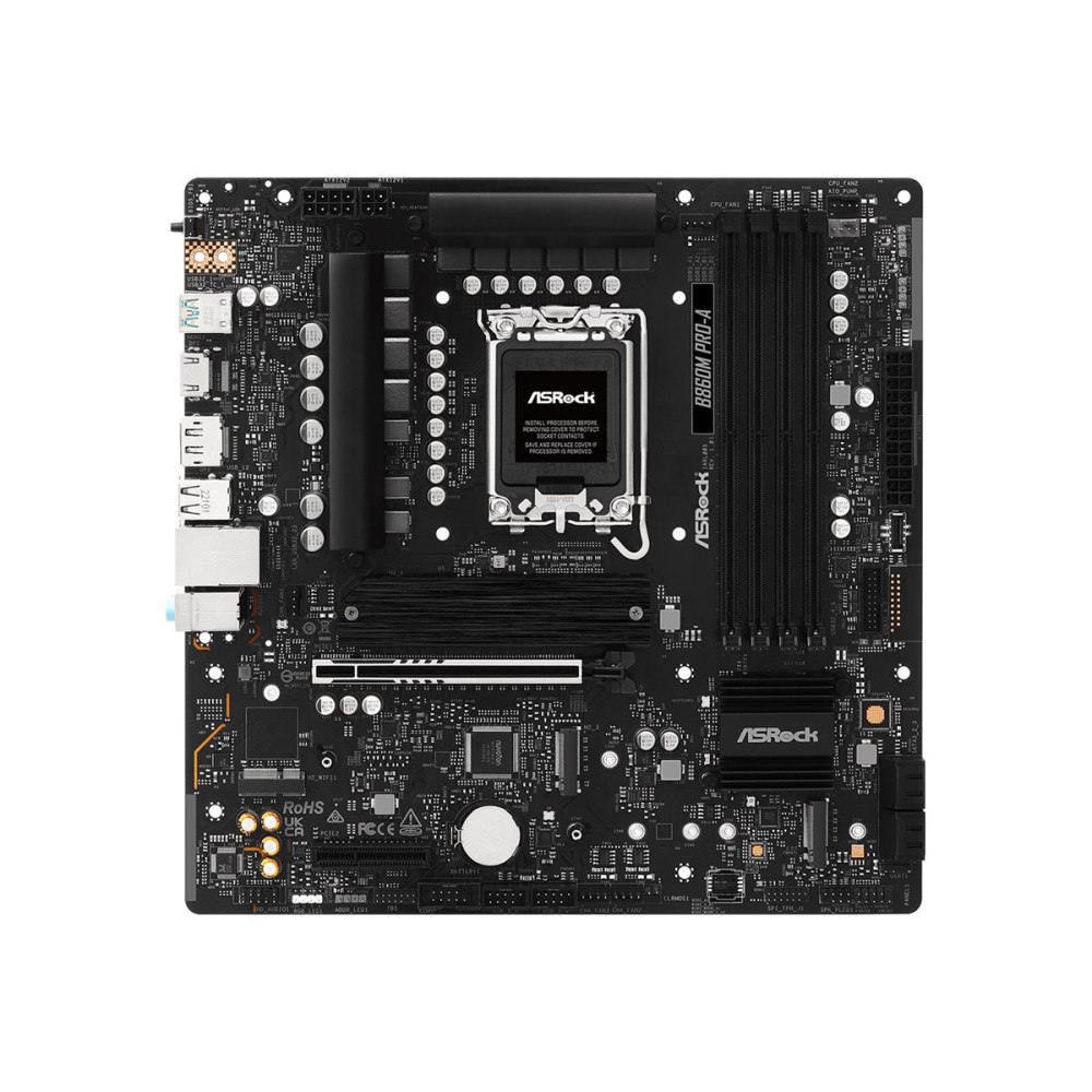 ASRock ASRock B860M Pro-A - moderkort - micro ATX - LGA1851-uttag - B860