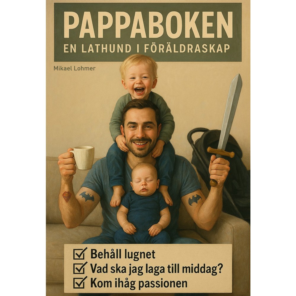 Mikael Lohmer Pappaboken : en lathund i föräldraskap (bok, danskt band)