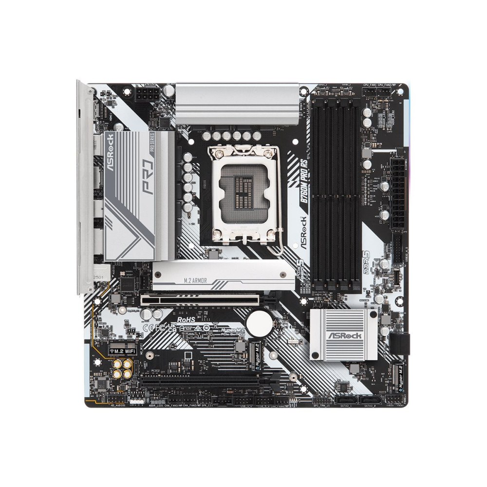 ASRock ASRock B760M Pro RS - moderkort - micro ATX - LGA1700-uttag - B760