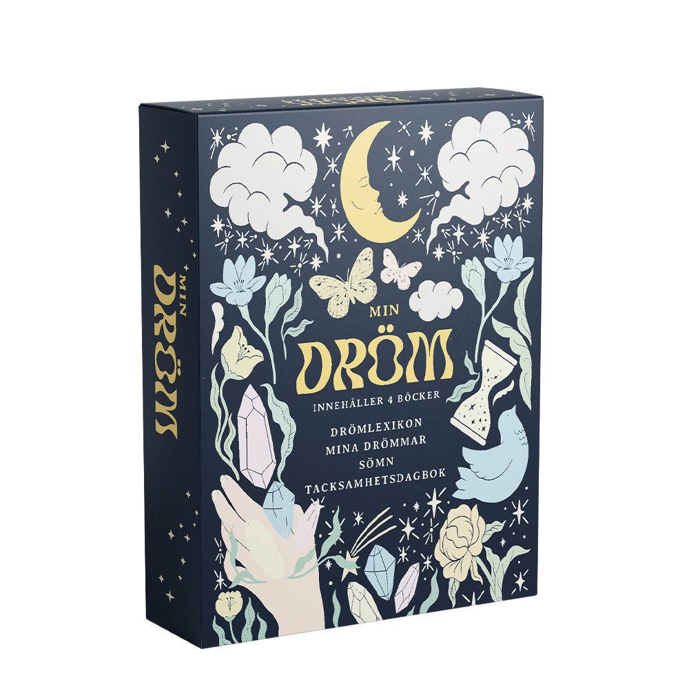 Nicotext MIN DRÖM : Drömlexikon, Mina drömmar, Sömn, Tacksamhetsdagbok (bok)