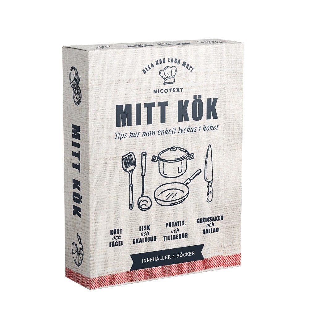 Nicotext MITT KÖK : Kött och fågel, Fisk och skaldjur, Potatis och tillbehör, Grönsa (bok)
