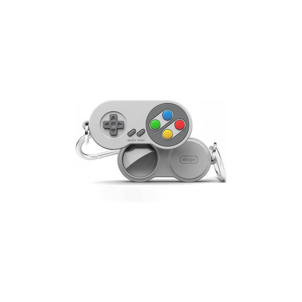 ELAGO W5 Retro Airtag Case for AirTag Light Grey