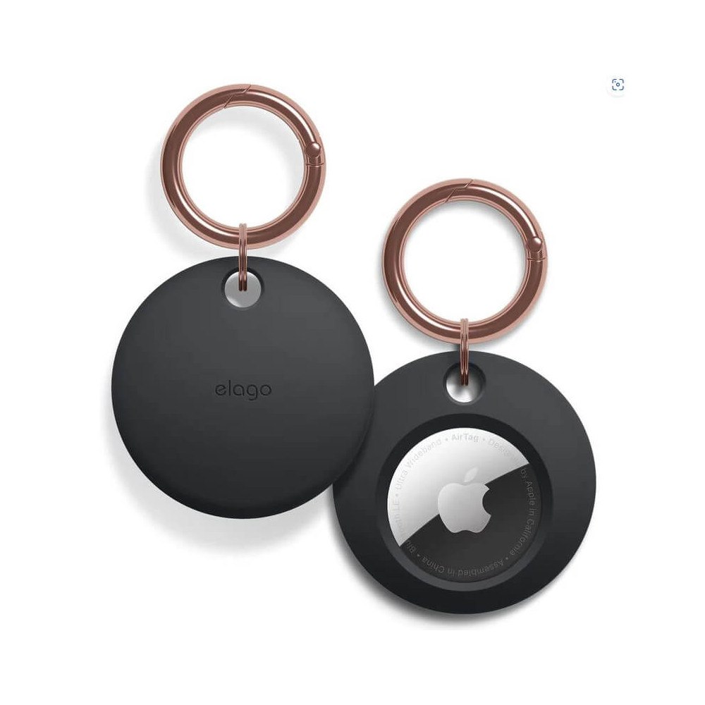 ELAGO Basic Key Chain for AirTag Black