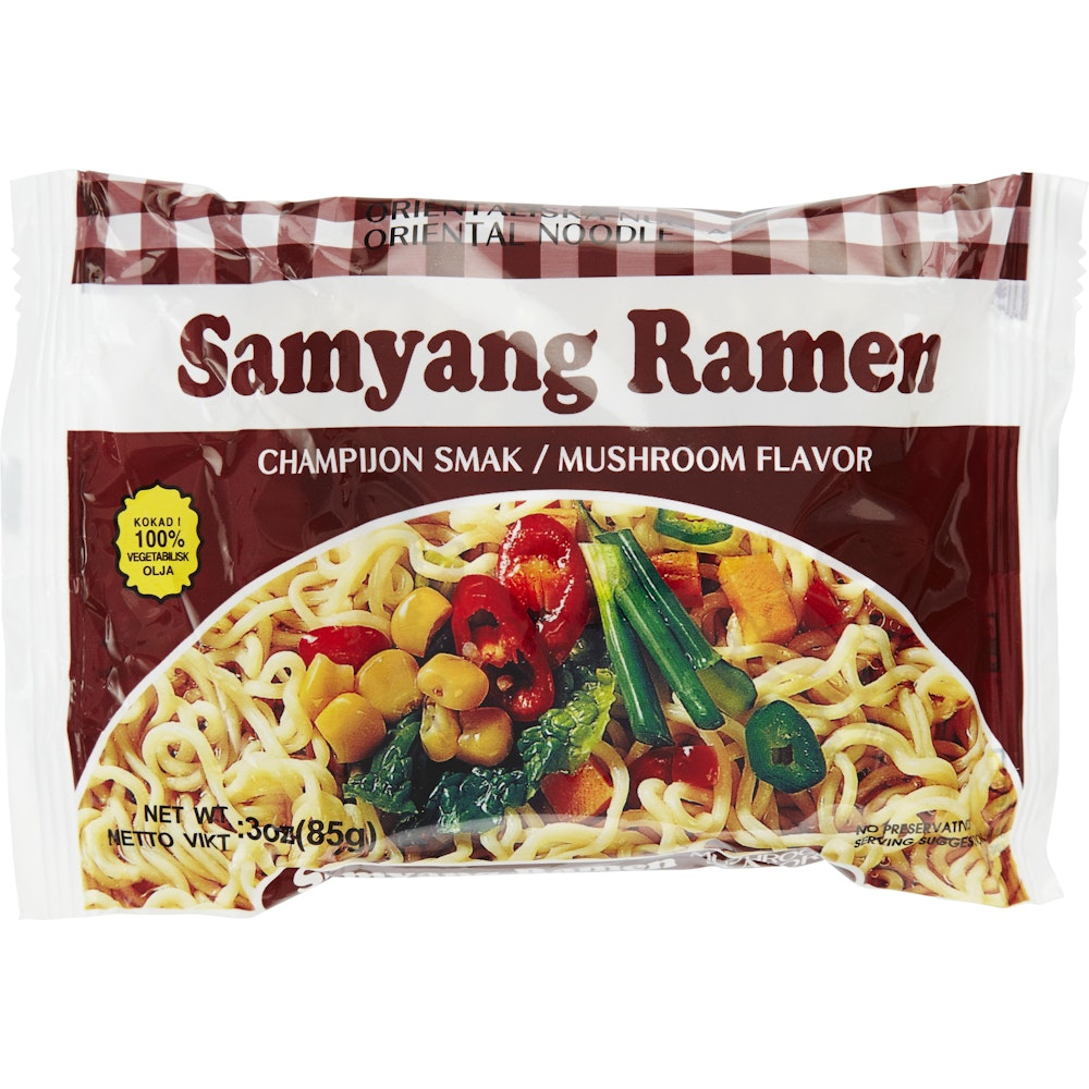 SAMYANG RAMEN Snabbnudlar Svamp 85 g