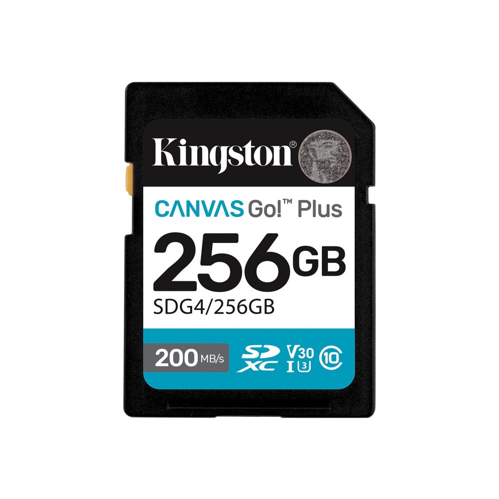 Kingston Kingston Canvas Go! Plus - flash-minneskort - 256 GB - SDXC UHS-I