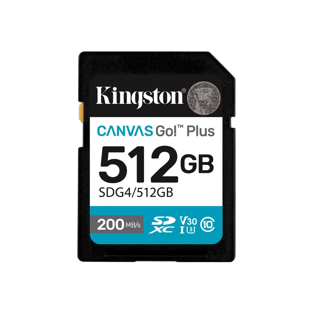 Kingston Kingston Canvas Go! Plus - flash-minneskort - 512 GB - SDXC UHS-I