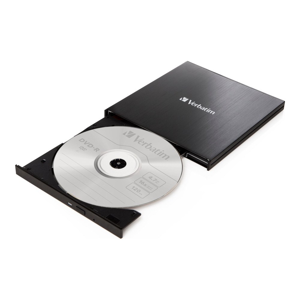VERBATIM Verbatim Slimline - DVD±RW-enhet (±R DL) - USB 3.2 Gen 1 - extern