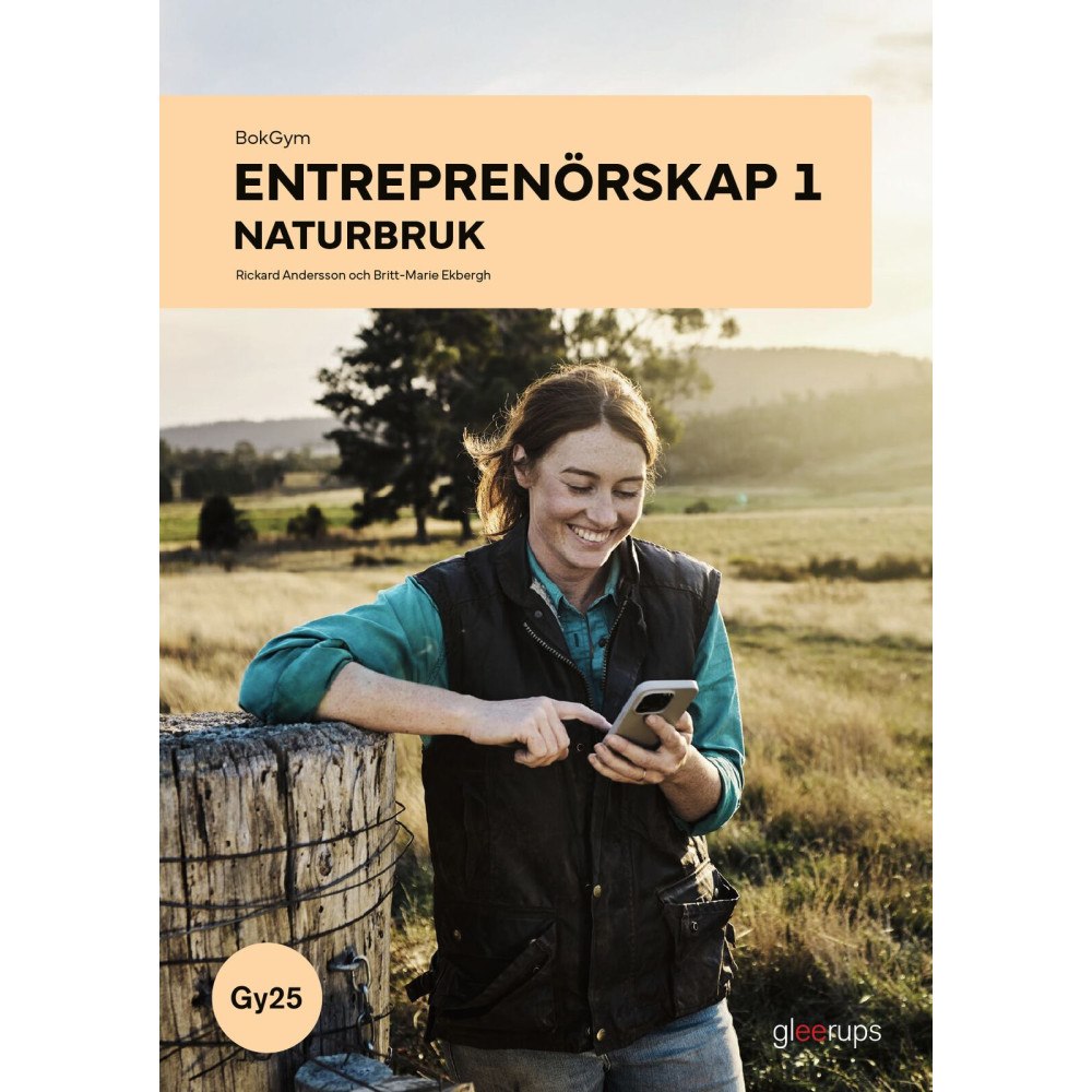 Bengt Weidow BokGym Entreprenörskap 1, Naturbruk, bok, Gy25 (bok, spiral)
