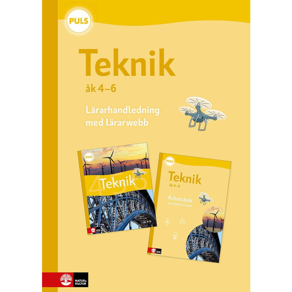Björn Citrohn PULS Teknik 4-6 Lärarhandledning med lärarwebb, fjärde upplagan (bok, spiral)