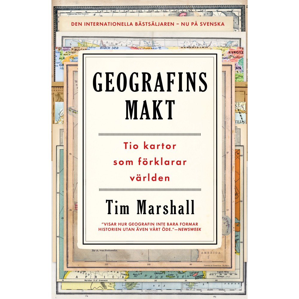 Tim Marshall Geografins makt : tio kartor som förklarar världen (pocket)