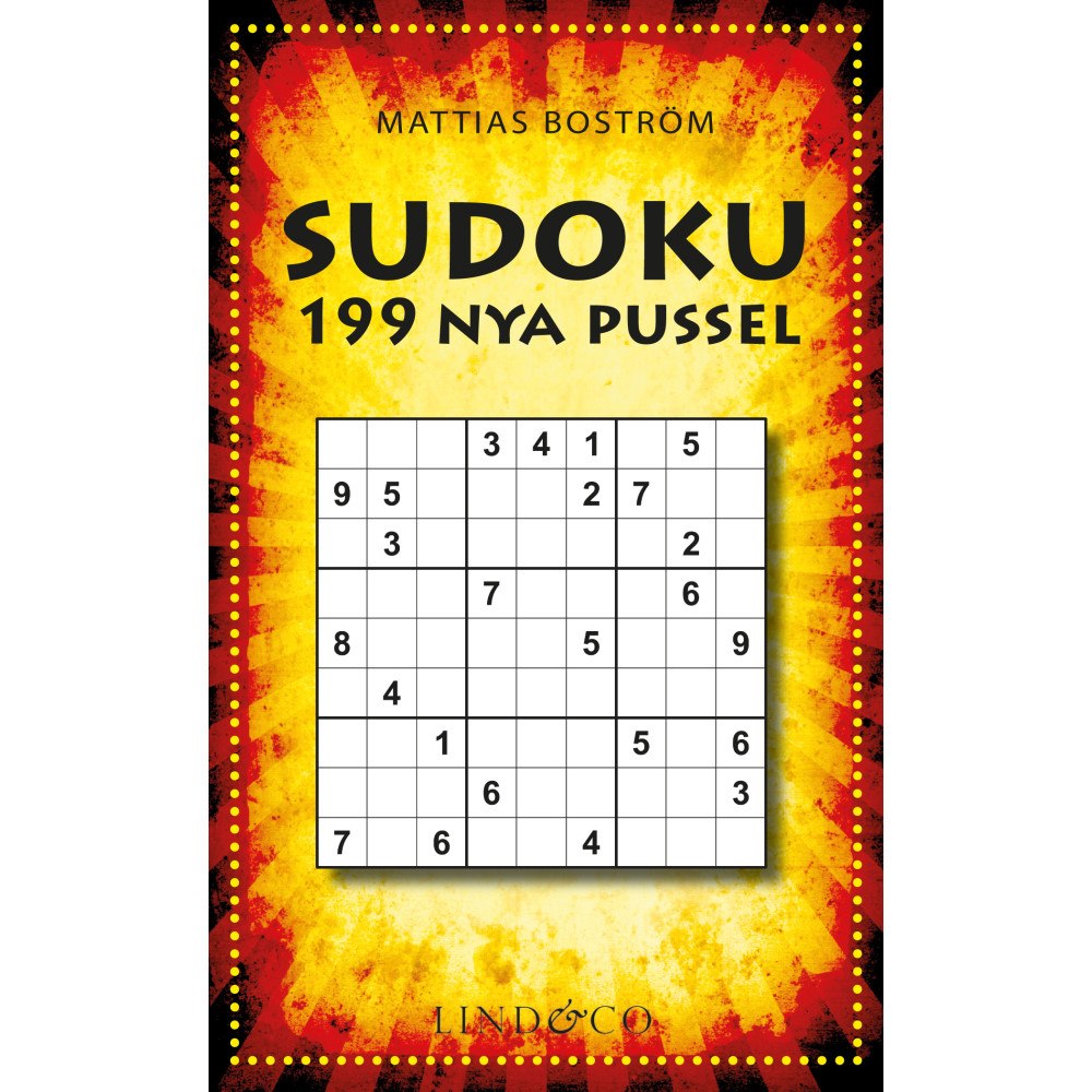 Mattias Boström Sudoku - 199 nya pussel (pocket)