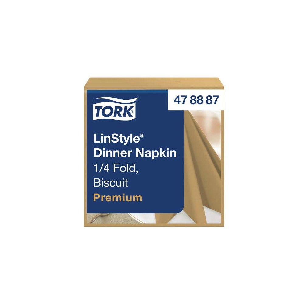 TORK Servett TORK LinStyle Middag beige 50/fp