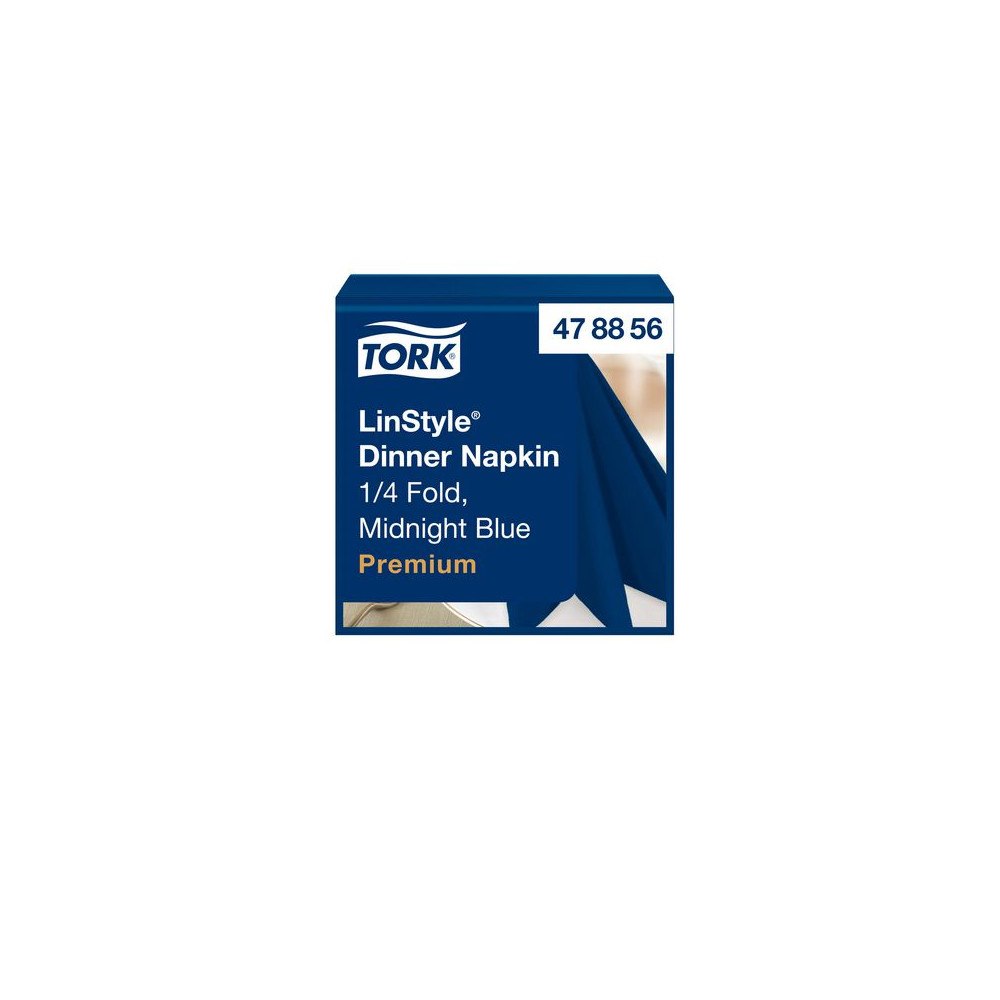 TORK Servett TORK LinStyle blå 39x39cm 50/fp
