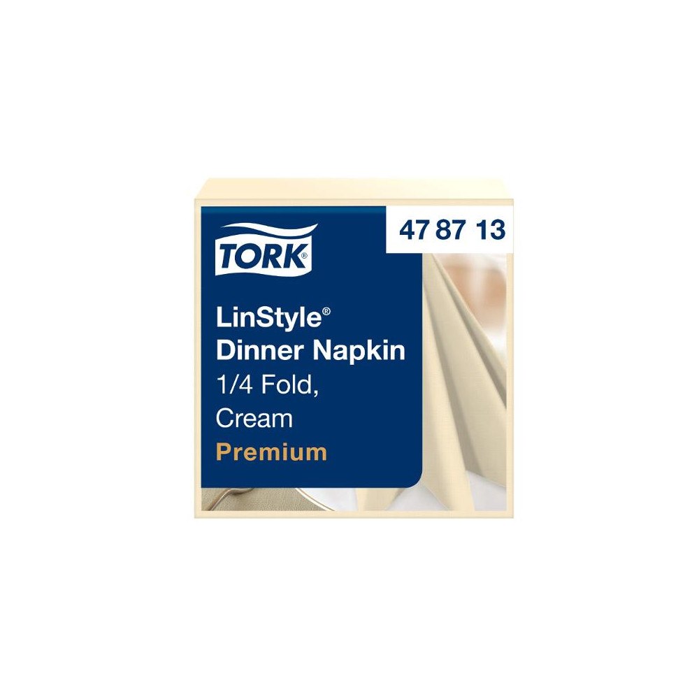 TORK Servett TORK LinStyle Middag creme 50/fp