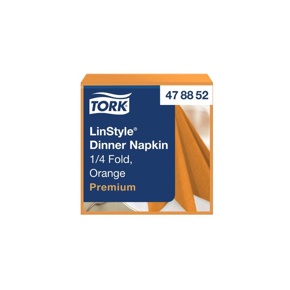 TORK Servett TORK LinStyle Middag orang 50/fp