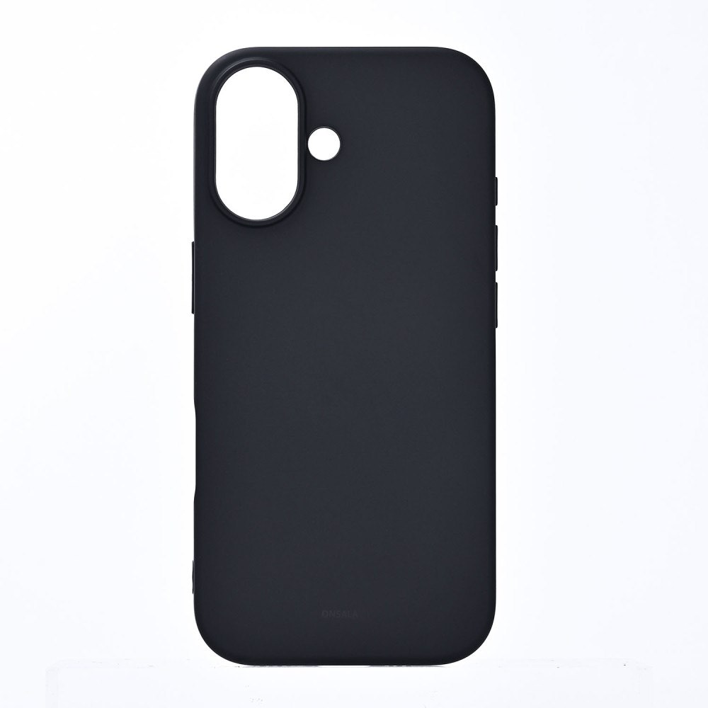 ONSALA Back Sil Touch Recycled MagSerie iPhone 17 Black