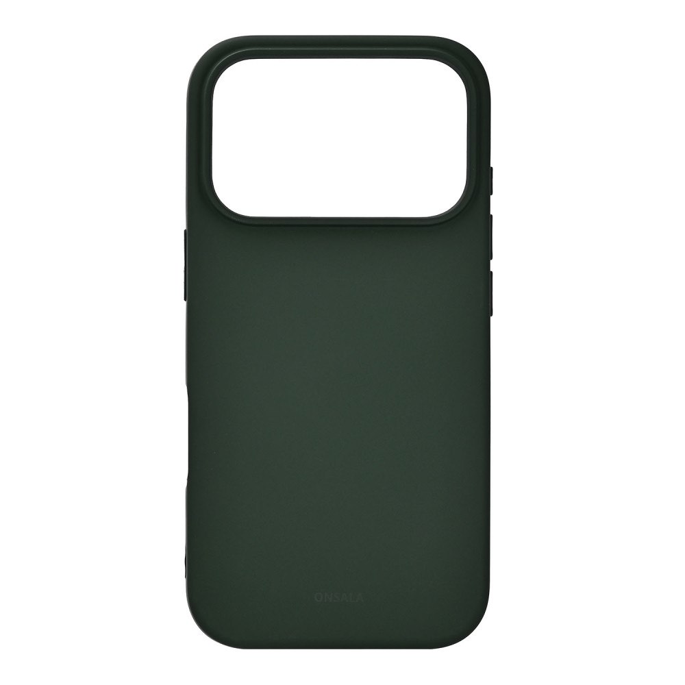 ONSALA Back Sil Touch Recycled MagSerie iPhone 17 Pro Olive Green