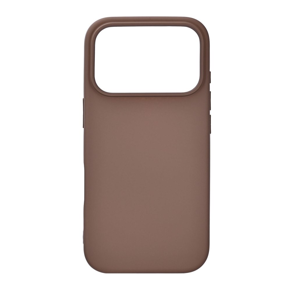 ONSALA Back Sil Touch Recycled MagSerie iPhone 17 Pro Chocolate
