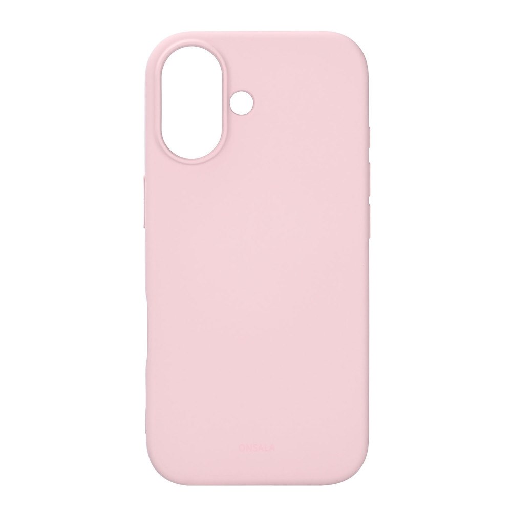 ONSALA Back Sil Touch Recycled MagSerie iPhone 17 Chalk Pink