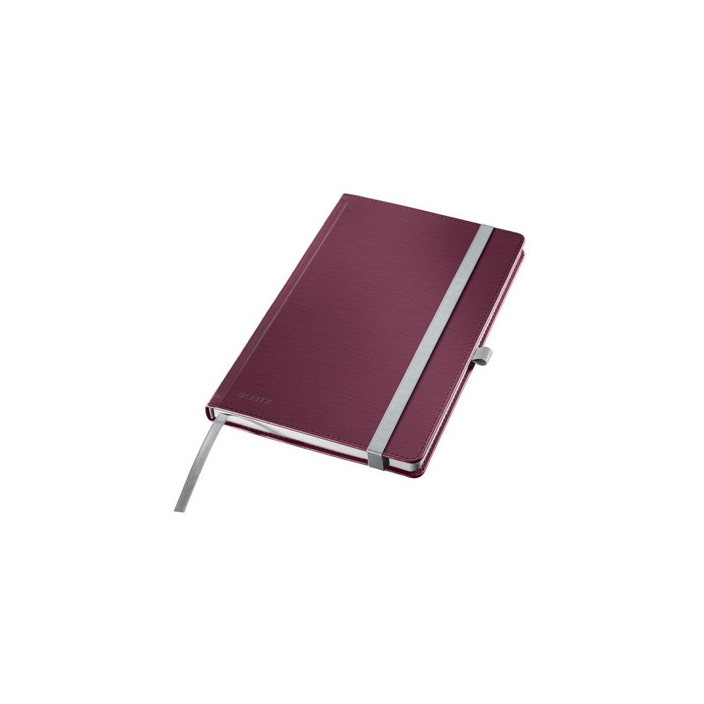 LEITZ Ant.bok LEITZ Style A5 H linj 80bl röd