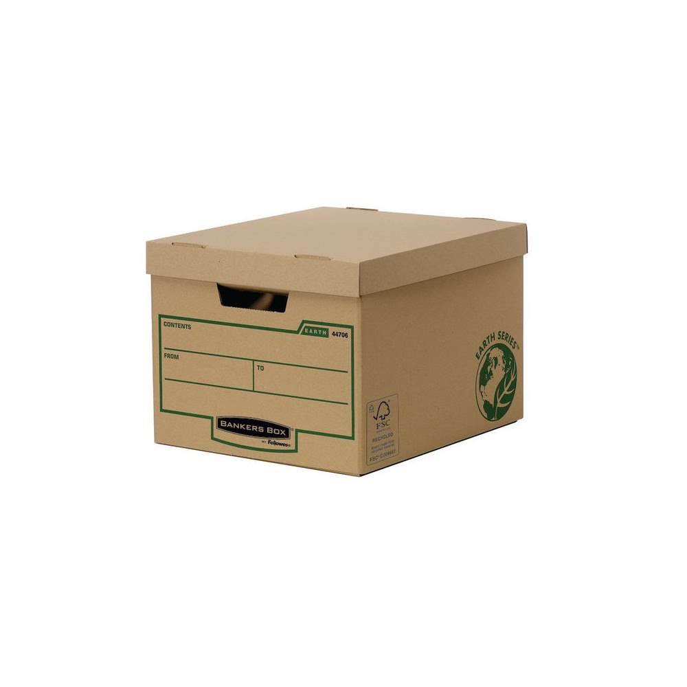 FELLOWES Förvaringskartong FELLOWES pärmar 10/fp