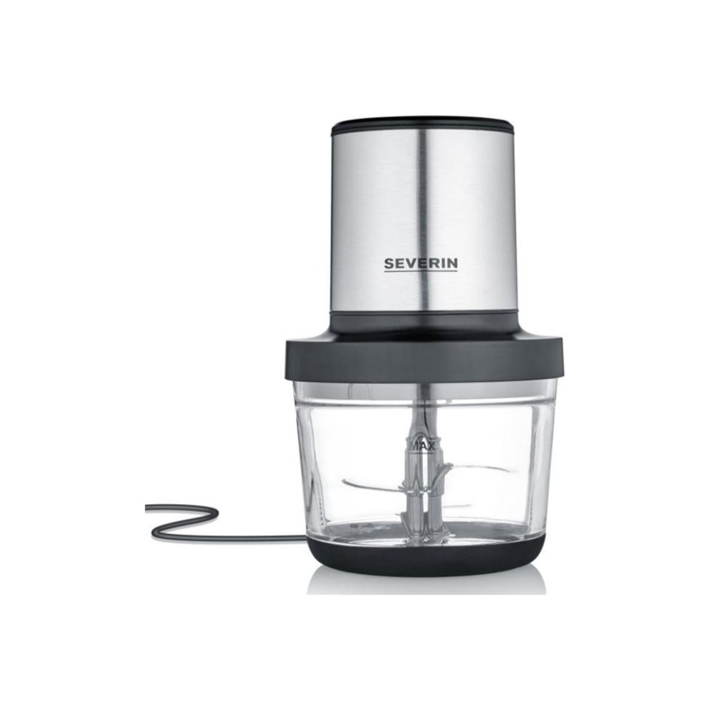Severin SEVERIN KM 3867 - chopper - mattsvart/borstat rostfritt stål