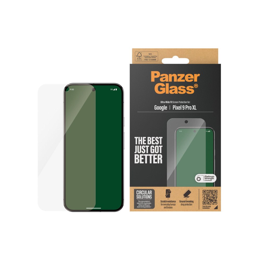 PanzerGlass PanzerGlass - skärmskydd för mobiltelefon - ultrabred passning