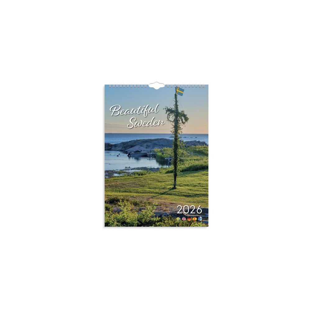 Burde Väggkalender Beautiful Sweden 2026