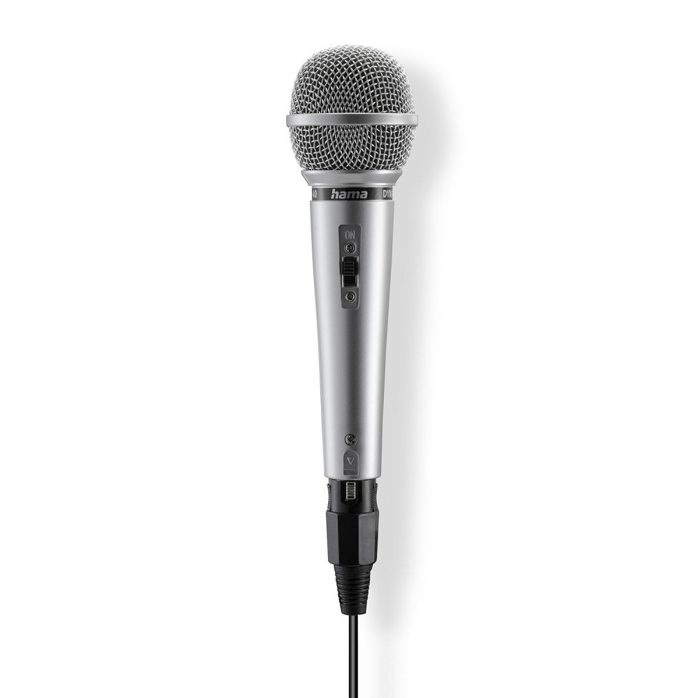 Hama Dynamic Microphone Mono Jam Star Silver